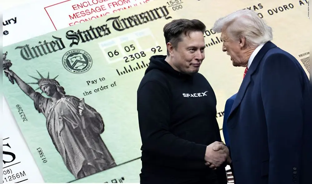 Ni Elon Musk ni Donald Trump han confirmado la fecha que se entregaría la fecha de estímulo en Estados Unidos. Foto: Composición LR/USA News/AFP