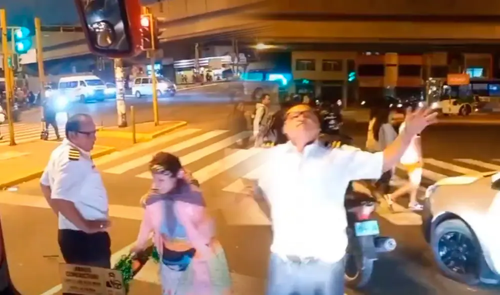 Las imágenes sacaron miles de sonrisas en TikTok y los usuarios aplaudieron el buen animo del conductor en Lima. Foto: composición LR/ TikTok/ @martin.toro6