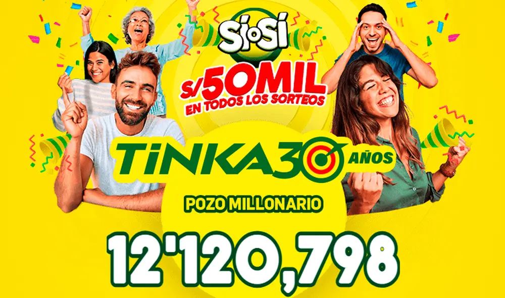 Resultados de la Tinka de este domingo 23 de marzo. Foto: La Tinka Resultados de la Tinka de este domingo 23 de marzo. Foto: La Tinka