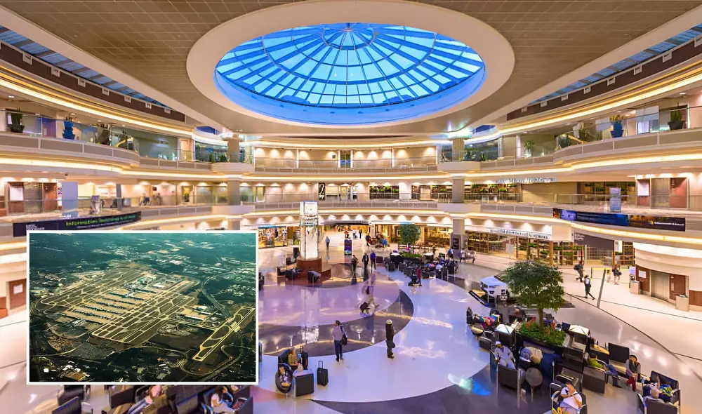 Cuatro aeropuertos de Estados Unidos, encabezados por Hartsfield-Jackson de Atlanta, están entre los 10 más transitados del mundo.