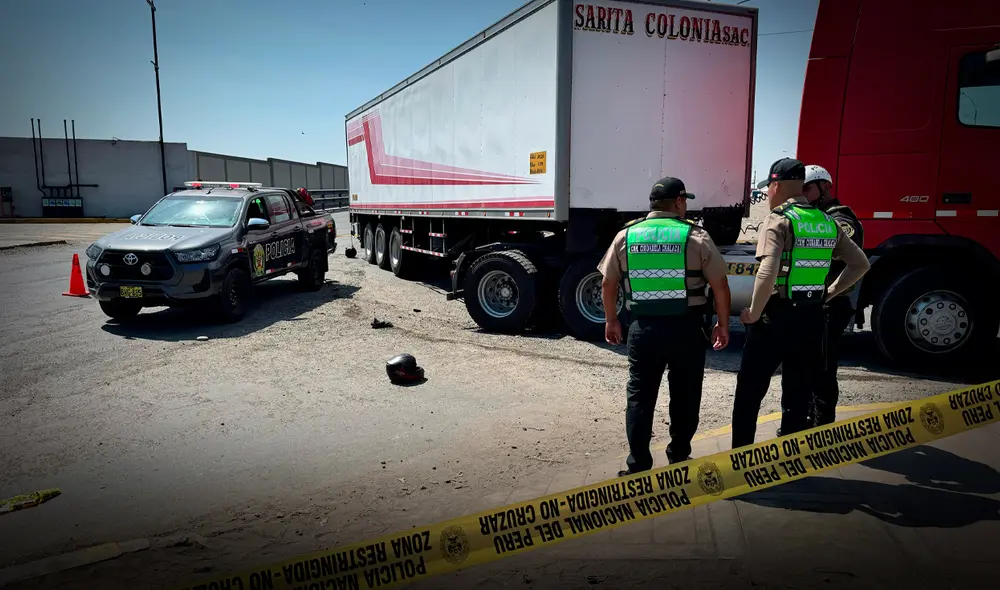 El conductor fue trasladado a la comisaría para las diligencias del caso. Foto: Elvis Cairo El conductor fue trasladado a la comisaría para las diligencias del caso. Foto: Elvis Cairo