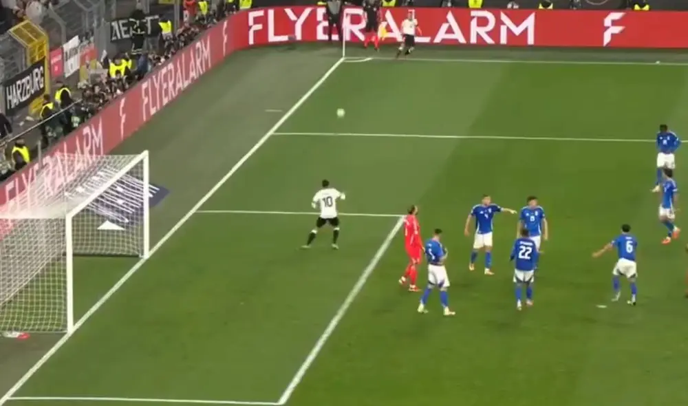 Gianluigi Donnarumma cometió tremendo error en el partido entre Italia y Alemania. Foto: captura/ESPN