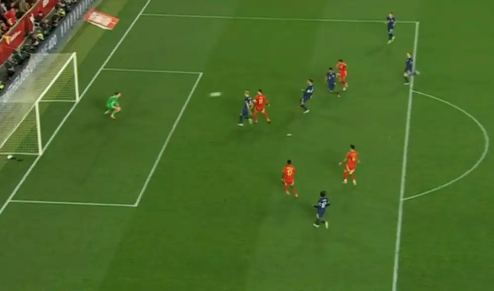 España y Países Bajos igualaban 4-4 en el global y se fueron a la prórroga. Foto: captura de ESPN