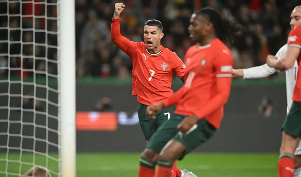Portugal enfrentó a Dinamarca por los cuartos de final de la UEFA Nations League. Foto: AFP