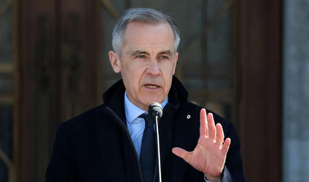 Mark Carney anunció este domingo la disolución del Parlamento. Foto: AFP Mark Carney anunció este domingo la disolución del Parlamento. Foto: AFP
