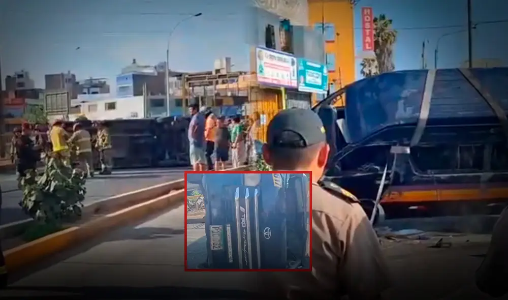 La rápida intervención de las autoridades permitió auxiliar a los heridos. Foto: Composición LR/Exitosa