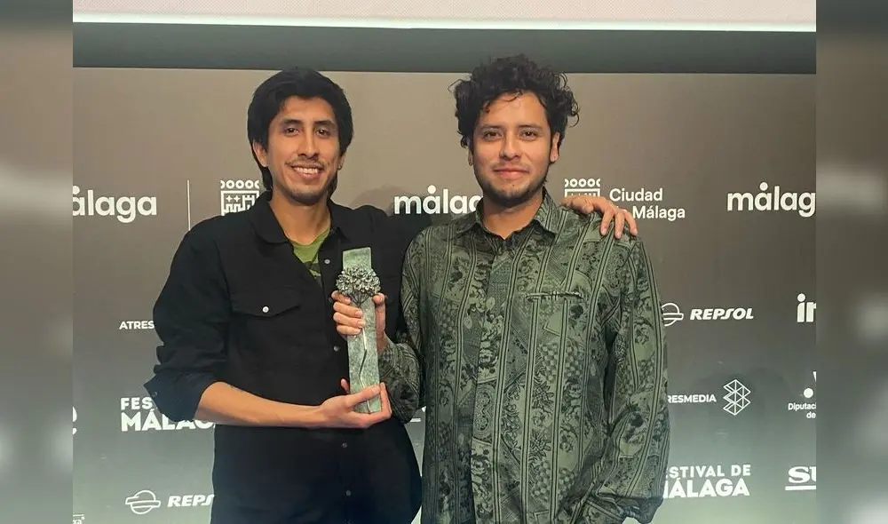 En España. El asistente de edición Luis Carrasco y el director Paolo Tizón. En España. El asistente de edición Luis Carrasco y el director Paolo Tizón.