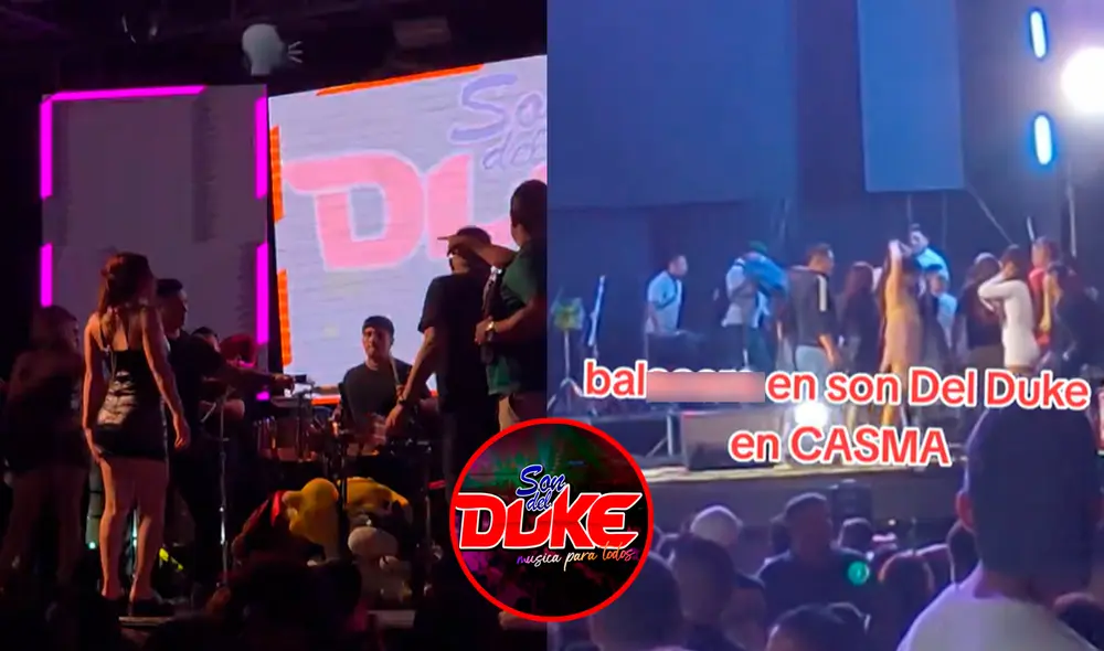 Son del Duke fue atacado en un reciente concierto. Foto: Composición LR/Captura/TikTok