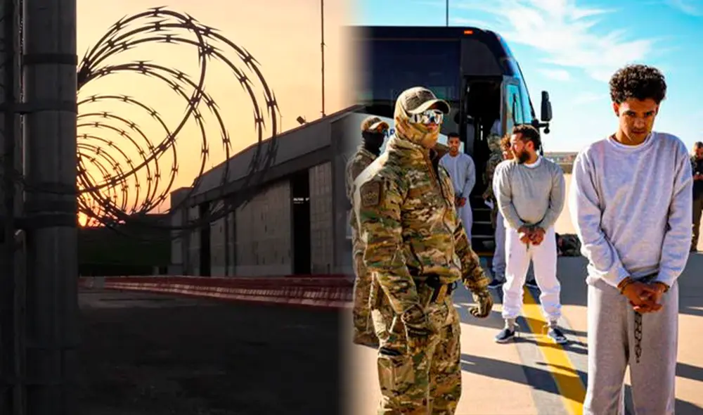 Estados Unidos no ha confirmado cuántos venezolanos fueron llevados a Guantánamo. Foto: composición LR/EFE/Homeland Security DHSgov Estados Unidos no ha confirmado cuántos venezolanos fueron llevados a Guantánamo. Foto: composición LR/EFE/Homeland Security DHSgov