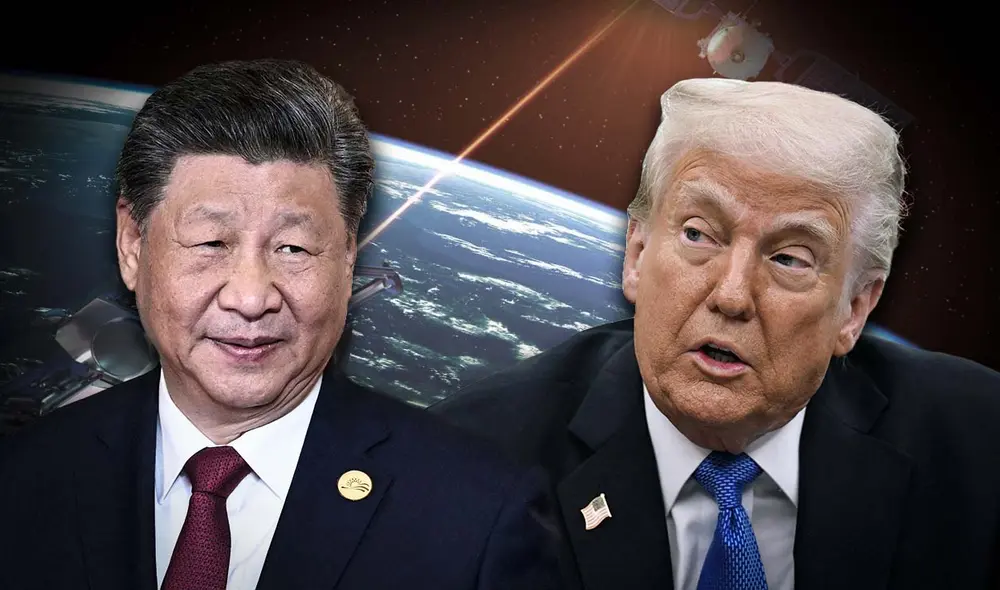 Los satélites chinos Shiyan-24C y Shijian-6 05A/B llevaron a cabo maniobras sincronizadas que recuerdan a tácticas militares de enfrentamientos aéreos, lo que aumenta las tensiones con Estados Unidos. Foto: composición LR/AFP Los satélites chinos Shiyan-24C y Shijian-6 05A/B llevaron a cabo maniobras sincronizadas que recuerdan a tácticas militares de enfrentamientos aéreos, lo que aumenta las tensiones con Estados Unidos. Foto: composición LR/AFP