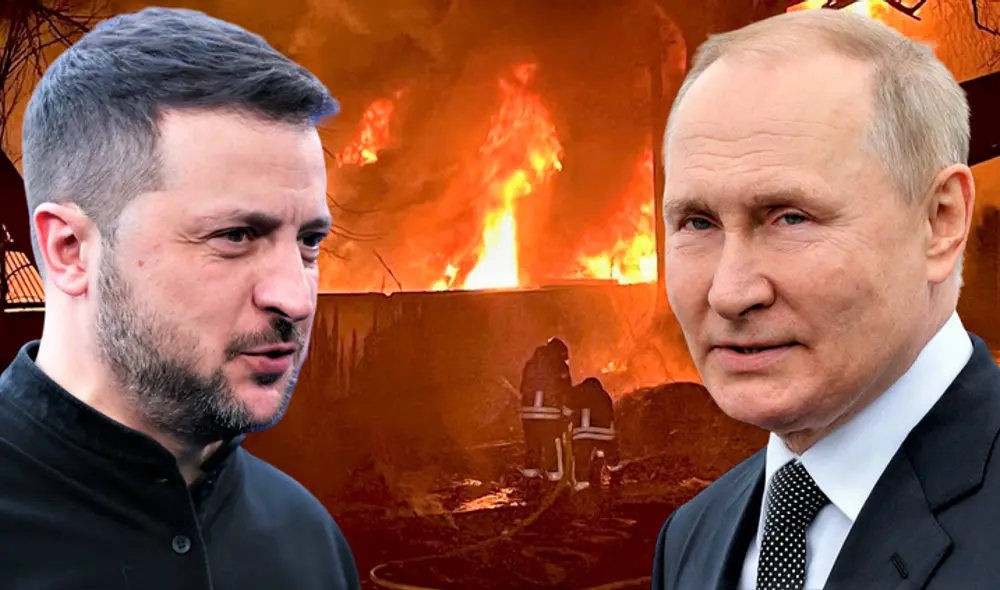 Fuerza Aérea ucraniana derriba 97 drones de los 147 lanzados por Rusia en ataque aéreo masivo. Foto: composición LR Fuerza Aérea ucraniana derriba 97 drones de los 147 lanzados por Rusia en ataque aéreo masivo. Foto: composición LR