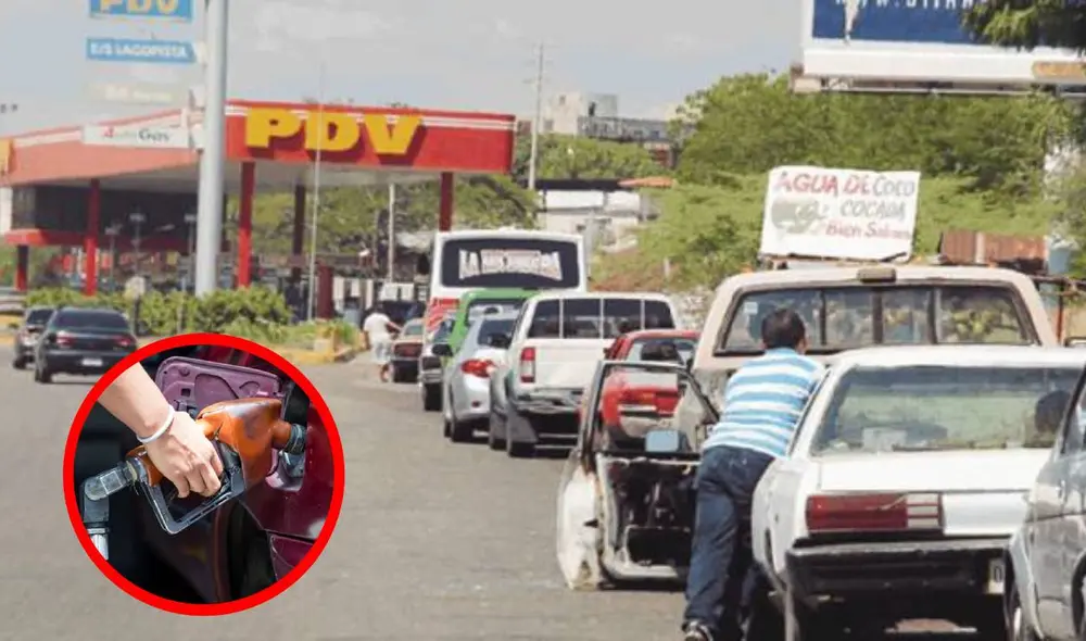 La gasolina subsidiada en Venezuela se distribuye tomando en cuenta el número terminal de placa de los vehículos. Foto: composiciónLR/Naguara/Notitarde