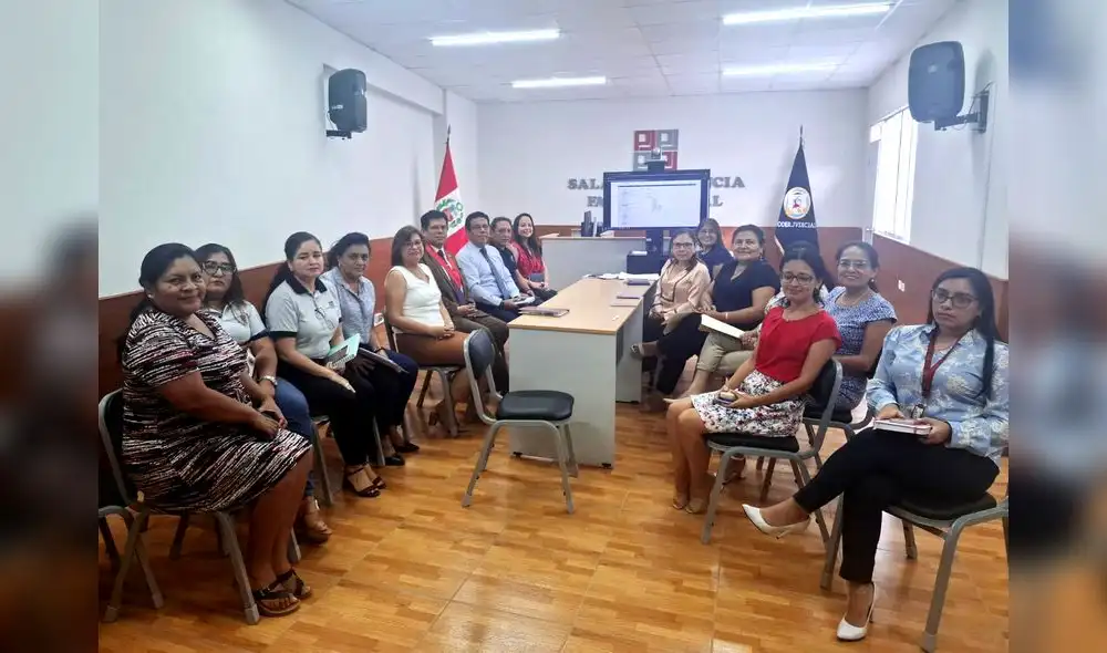 Durante la reunión, se abordó la situación actual del sistema de familia en Piura, analizando aspectos clave como infraestructura, estadística e informática.