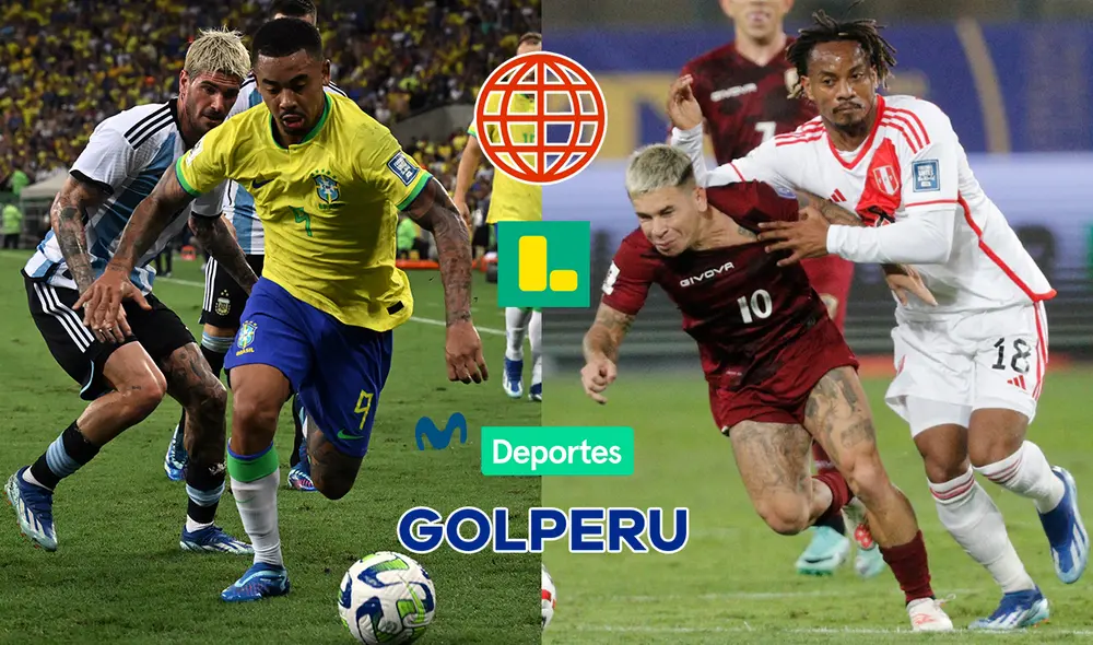 Partidos como el Argentina vs Brasil o Perú vs Venezuela se jugarán a la misma hora. Foto: composición de LR/AFP