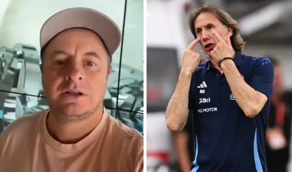'Coke' Hevia se mostró muy crítico con Ricardo Gareca tras la derrota ante Paraguay. Foto: composición de LR/captura de Instagram/AFP