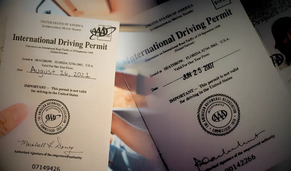 El Permiso de Conducir Internacional permite manejar legalmente en más de 150 países. Foto: composición LR/Hectours