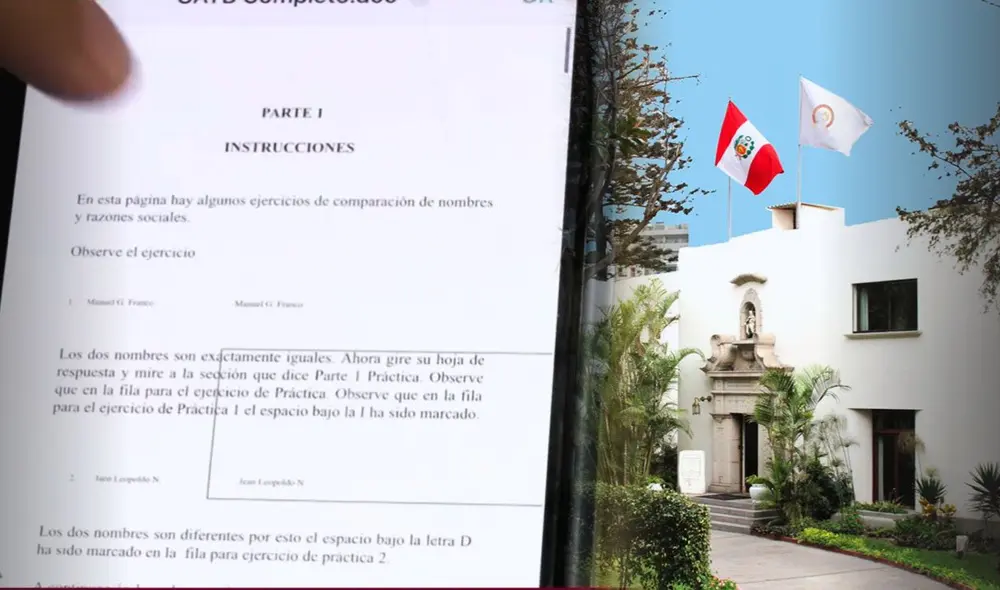 Joven denuncia que examen de admisión de la Academia Diplomática del Perú se filtró un día antes: es uno de los procesos más competitivos del Estado. Foto: composición LR/Academiadiplomaticadelperu/Latina Joven denuncia que examen de admisión de la Academia Diplomática del Perú se filtró un día antes: es uno de los procesos más competitivos del Estado. Foto: composición LR/Academiadiplomaticadelperu/Latina