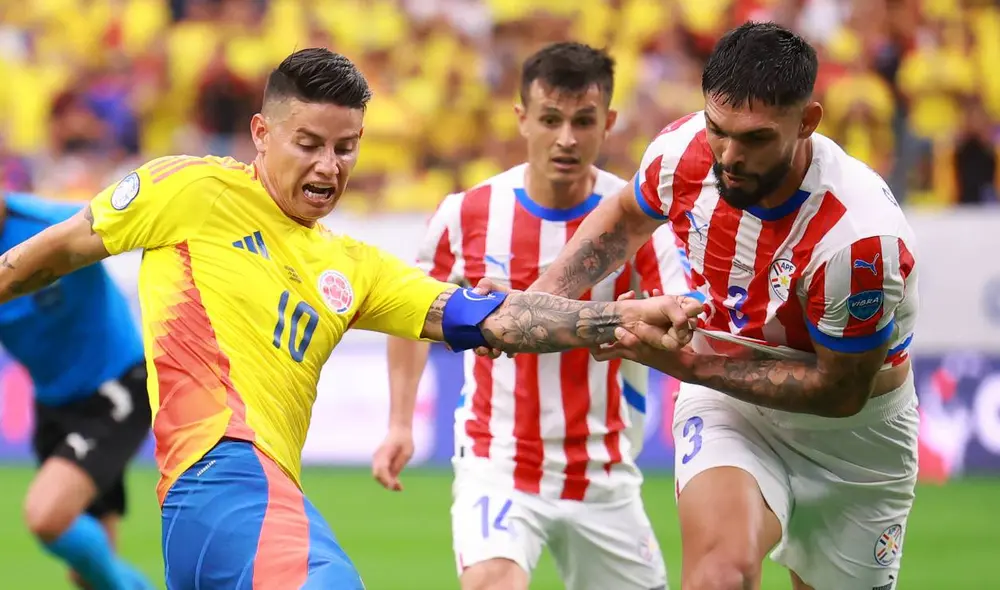 El último Colombia vs Paraguay se dio en la Copa América 2024, donde los ‘cafeteros’ ganaron 2 a 1. Foto: AFP El último Colombia vs Paraguay se dio en la Copa América 2024, donde los ‘cafeteros’ ganaron 2 a 1. Foto: AFP