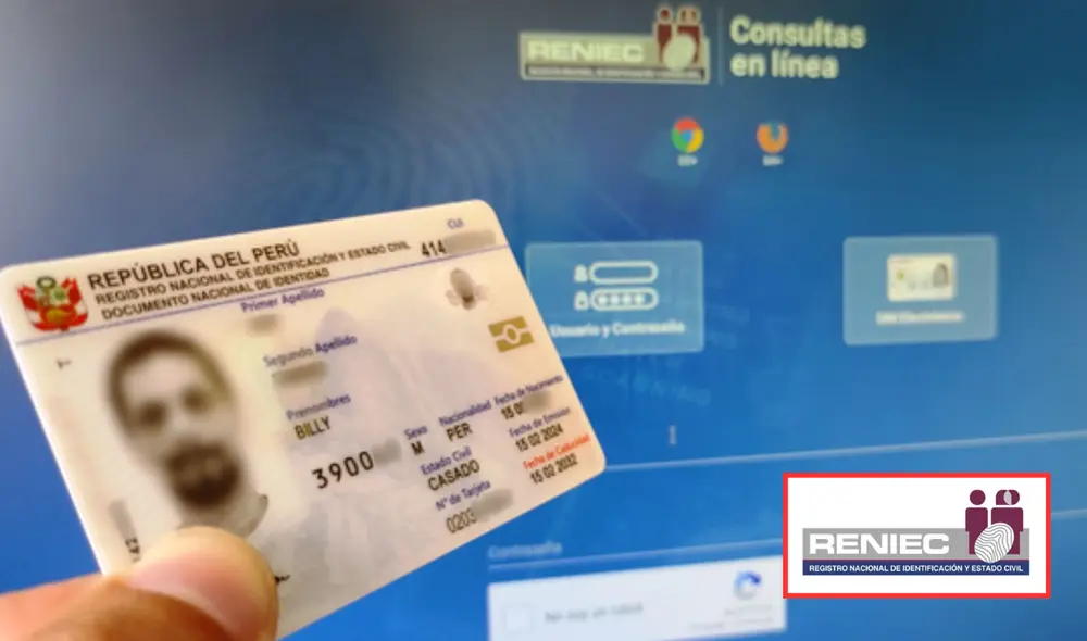 Para acceder a la renovación gratuita, los interesados deben acudir a las oficinas de Reniec para solicitar el trámite. Foto: composición LR/Andina/Reniec