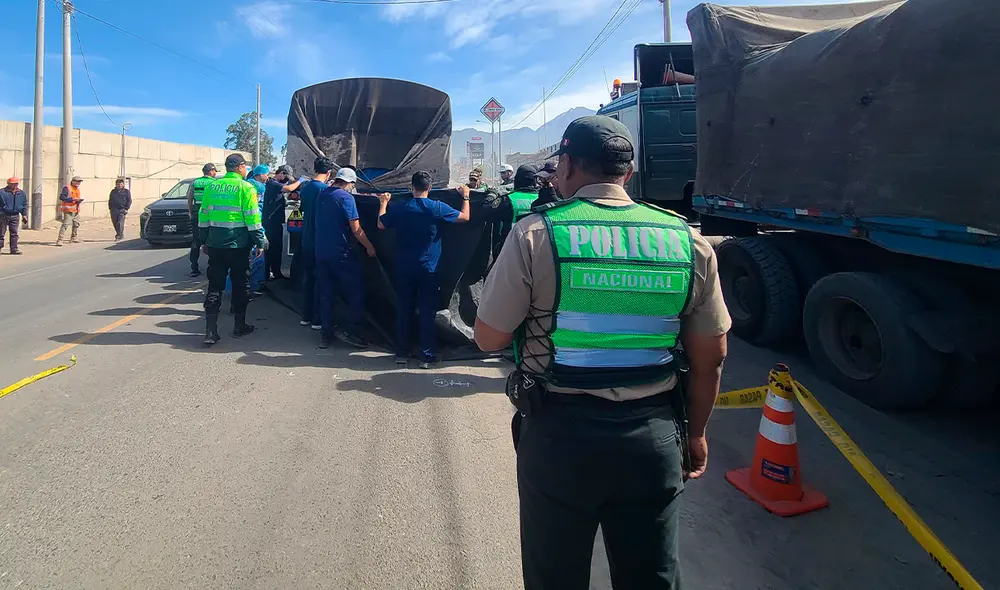 Accidente ocurrió en el distrito Cerro Colorado. Créditos: Leonela Aquino / La República.