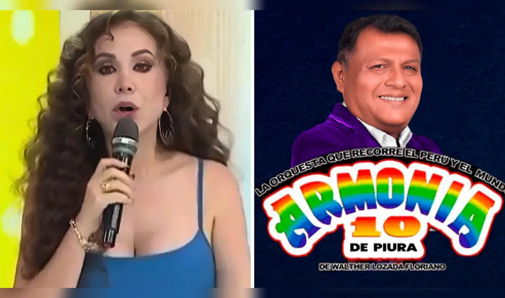 Janet Barboza explicó el conflicto legal entre las dos orquestas. Foto: Composición LR/América