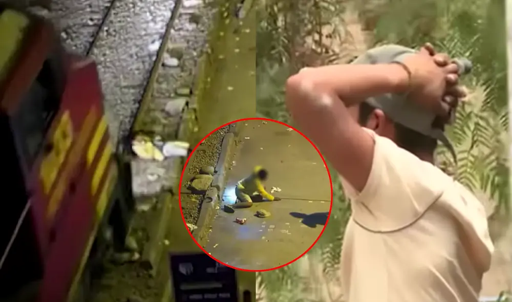 Gian sobrevivió a ser atropellado de un tren en Ate. Foto: composición LR/Latina Noticias Gian sobrevivió a ser atropellado de un tren en Ate. Foto: composición LR/Latina Noticias