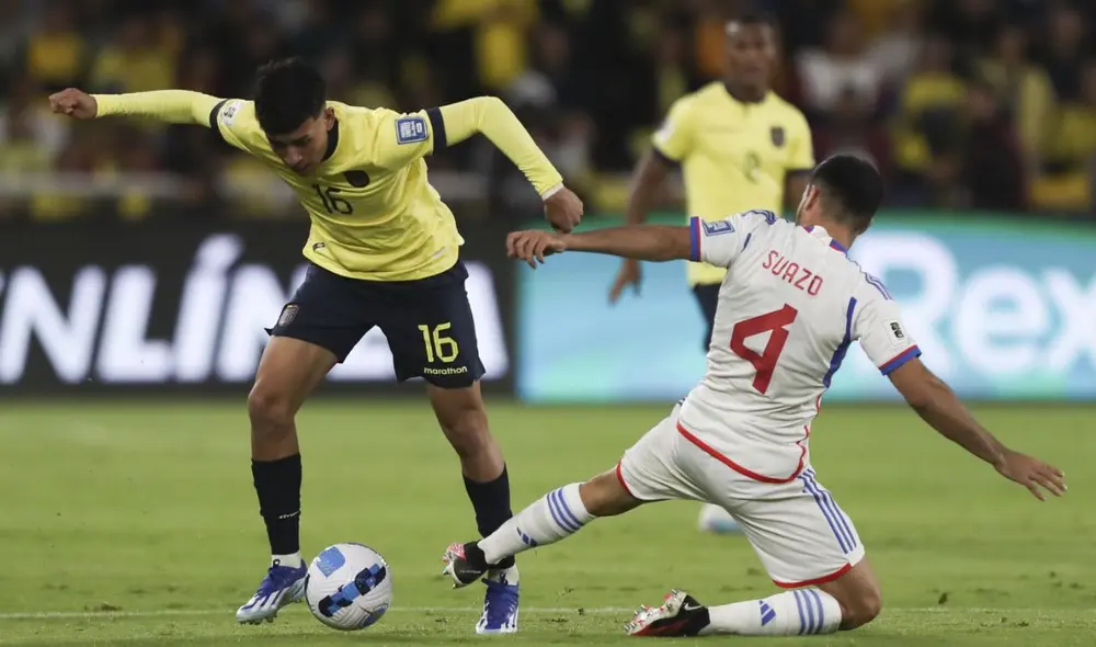 Chile y Ecuador sostendrán un nuevo choque en Santiago. Foto: AFP