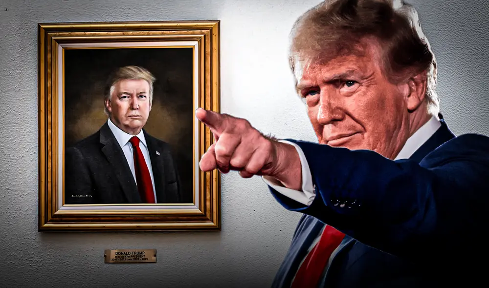 El presidente Donald Trump señalaba al gobernador de Colorado, Jared Polis, como responsable de la pintura, sin ofrecer pruebas ni fundamentos. Foto: composición LR Gerson Cardoso/CNN