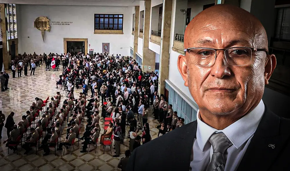 Julio Díaz Zulueta se reunió con la PNP. Foto: composición LR Julio Díaz Zulueta se reunió con la PNP. Foto: composición LR