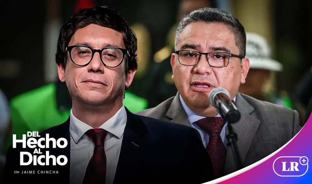 Jaime Chincha critica anuncio de Santiváñez de volver a la política en 2026. Foto: composición LR Jaime Chincha critica anuncio de Santiváñez de volver a la política en 2026. Foto: composición LR