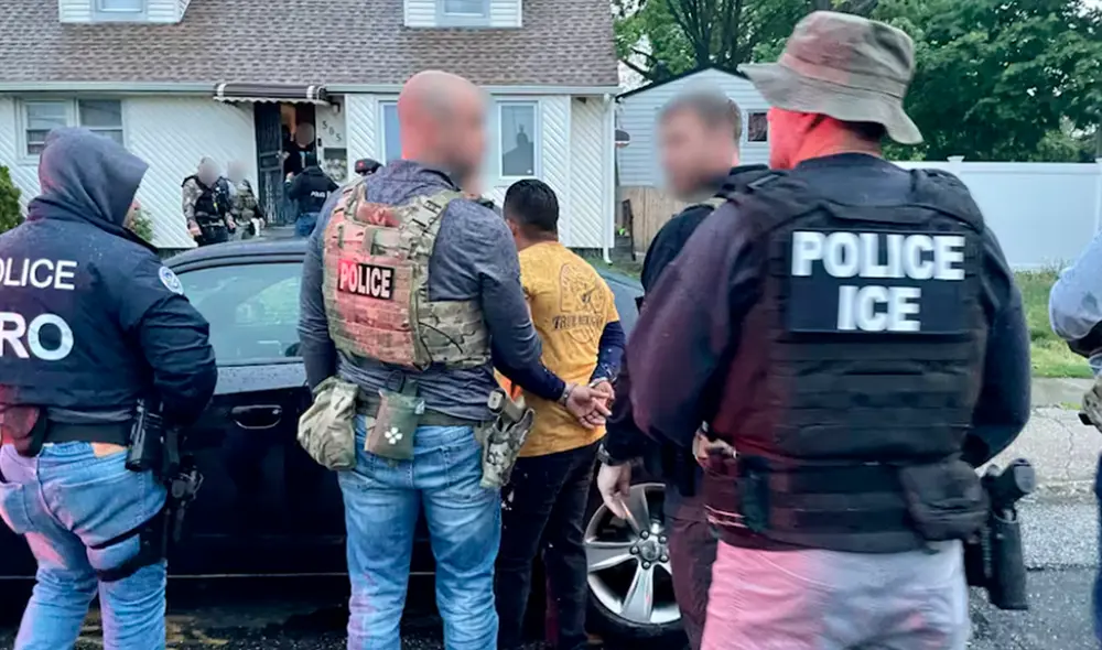 El megaoperativo del ICE se llevó a cabo entre el 18 al 23 de marzo en colaboración con el FBI, la DEA, la ATF, el DSS y la CBP. Foto: ICE