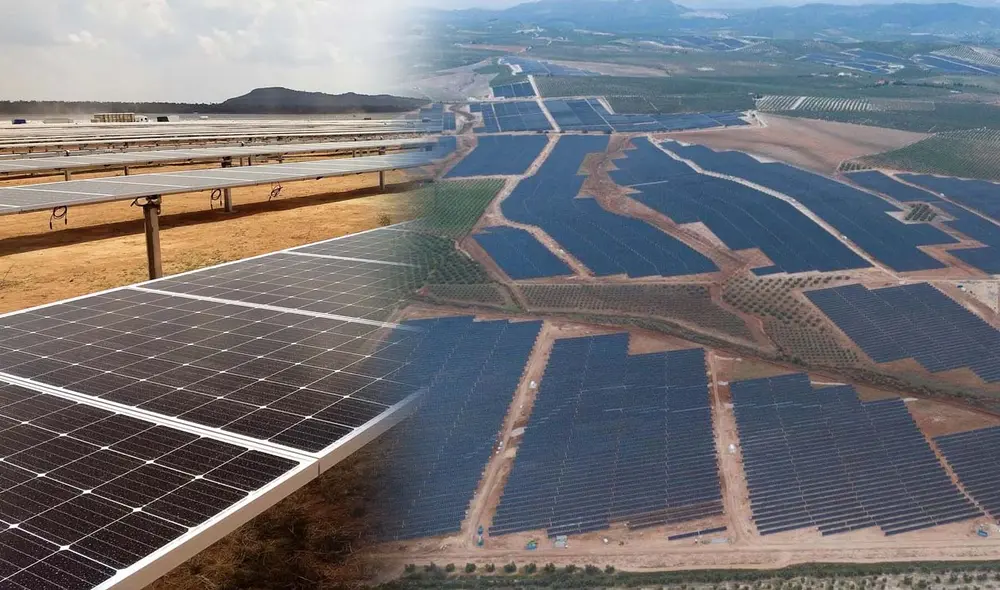La planta solar de Mula en Murcia ha sido vendida a China Three Gorges por más de 550 millones de euros, destacándose como un gran hito en el sector energético español. Foto: composición LR/Econoticias/LD La planta solar de Mula en Murcia ha sido vendida a China Three Gorges por más de 550 millones de euros, destacándose como un gran hito en el sector energético español. Foto: composición LR/Econoticias/LD