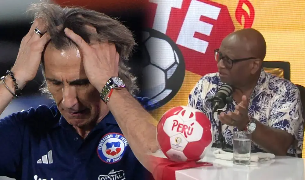Elejalder Godos aseguró que el plantel actual de Perú es menos que el que dirigió Ricardo Gareca. Foto: composición LR/AFP/captura de Con Señal TV