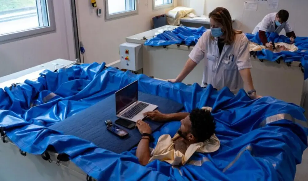 El experimento, denominado ‘Vivaldi III’ simula situaciones similares a las que enfrentan los astronautas en el espacio. Foto: El tiempo El experimento, denominado ‘Vivaldi III’ simula situaciones similares a las que enfrentan los astronautas en el espacio. Foto: El tiempo