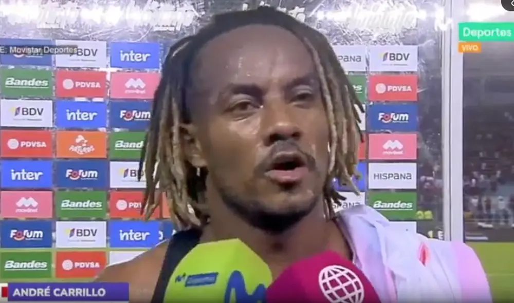 André Carrillo fue uno de los mejores en la derrota de Perú ante Venezuela. Foto: Movistar Deportes
