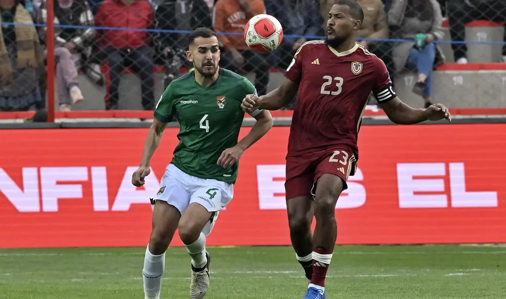 El juego de Venezuela vs Bolivia se disputará recién en el mes de junio. Foto: AFP