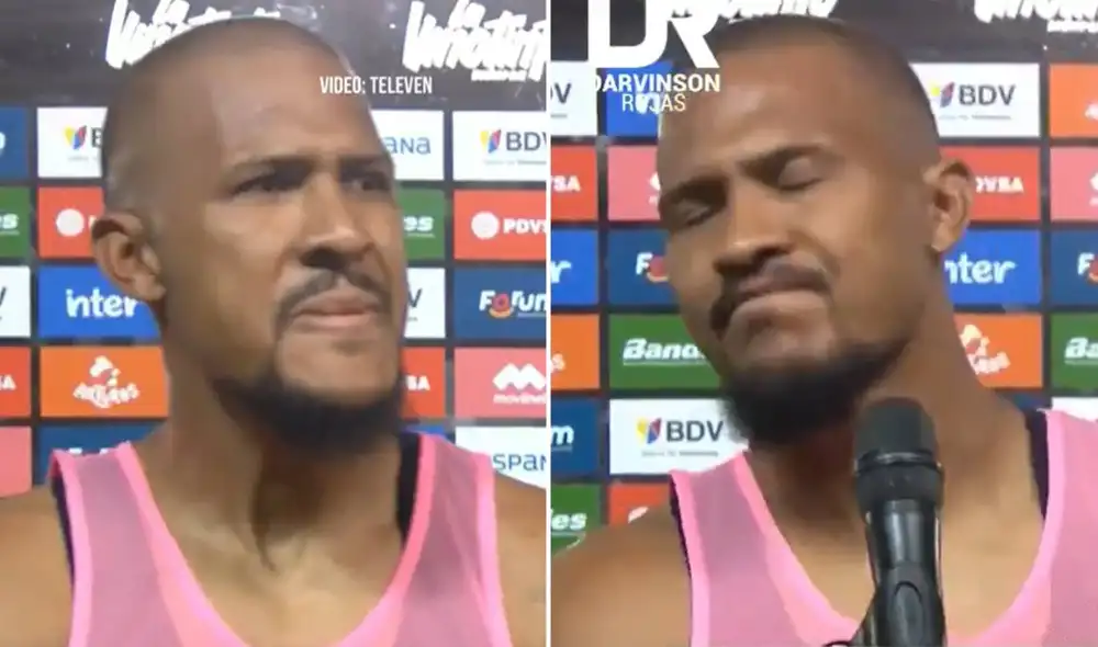 Salomón Rondón fue titular y jugó todo el partido ante Perú. Foto: composición LR/captura de Twitter