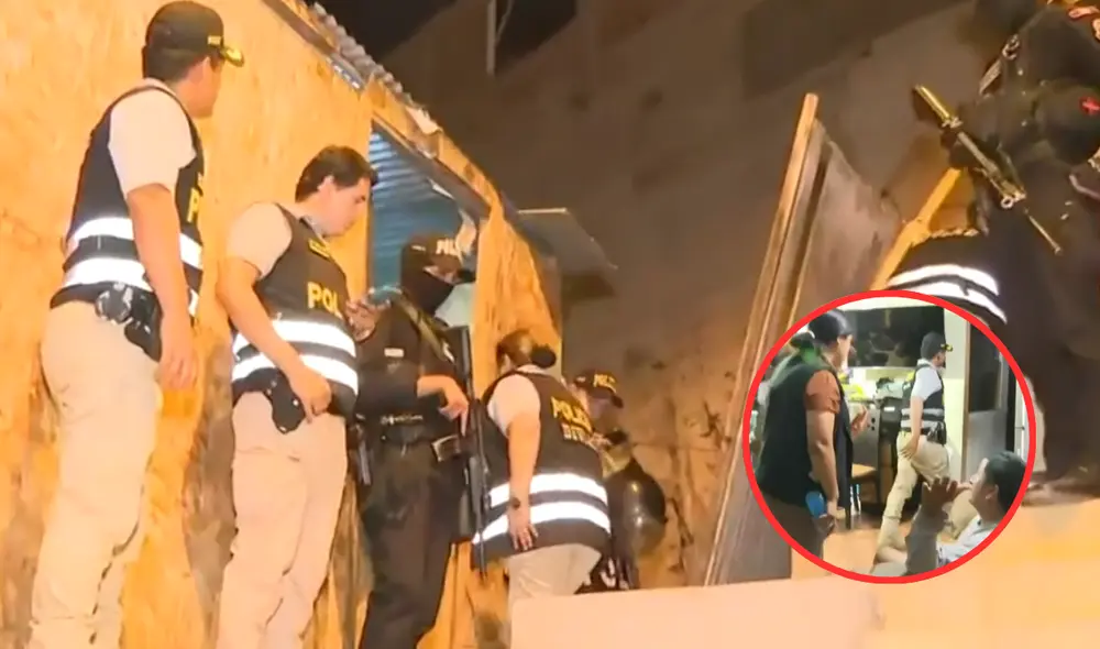 Cae clan familiar durante operativo policial. Delincuentes extorsionaban colegios y negocios. Foto: composición LR / captura América Noticias Cae clan familiar durante operativo policial. Delincuentes extorsionaban colegios y negocios. Foto: composición LR / captura América Noticias