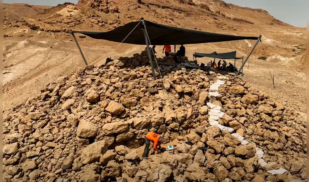 Ante el hallazgo de la pirámide en el desierto de Judea, los arqueólogos barajan varias hipótesis sobre su propósito original. Foto: Captura YouTube.