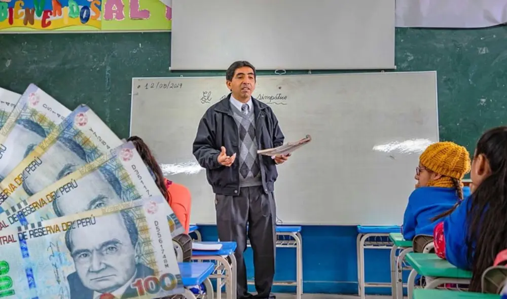 Minedu anuncia incremento salarial para docentes en dos fases durante el 2025. Foto: composición LR.