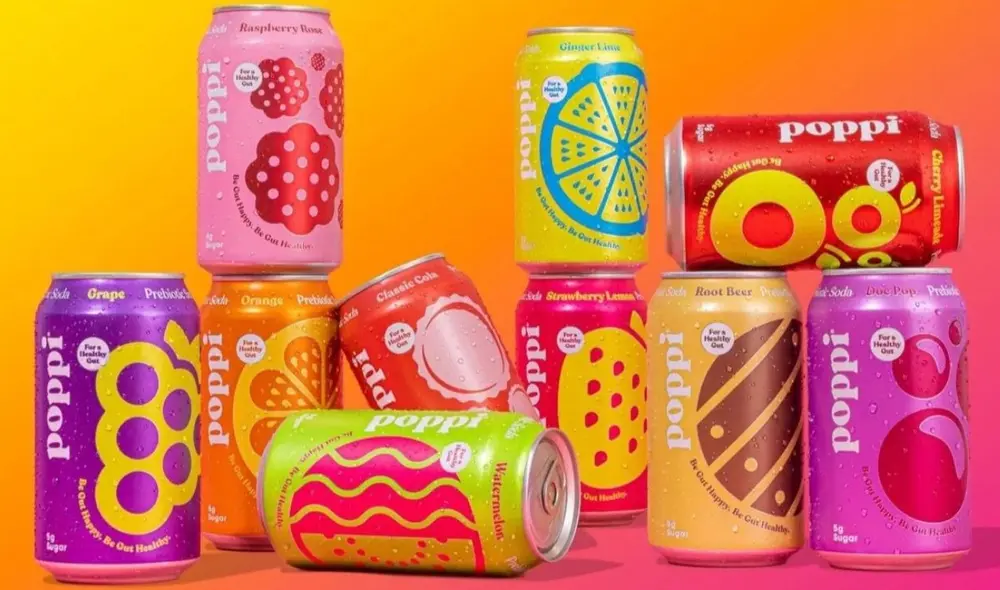 PepsiCo compra Poppi por 1950 millones de dólares, integrando refrescos prebióticos a su portafolio y reforzando su apuesta por bebidas saludables. Foto: Mercado Negro.