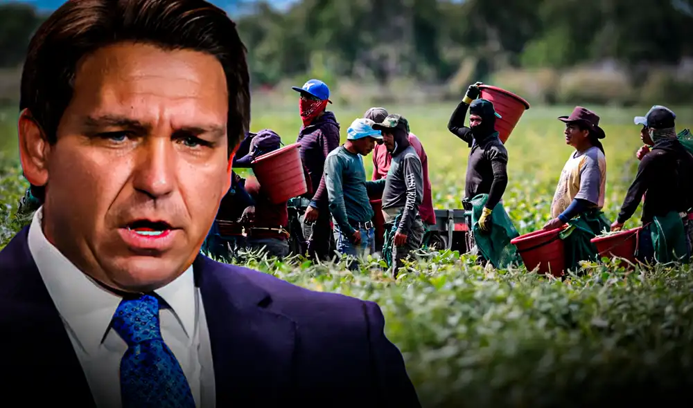 Desde que asumió como gobernador de Florida, Ron DeSantis ha establecido un fuerte control migratorio. Foto: composición LR/difusión