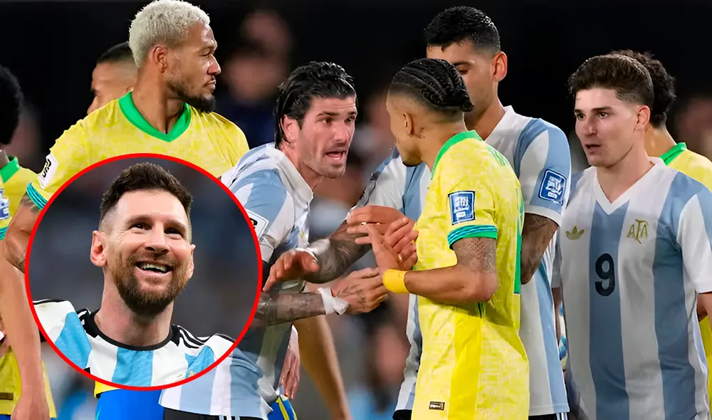 Lionel Messi tuvo una motiva reacción en redes sociales tras la paliza histórica de Argentina a Brasil por las Eliminatorias Sudamericanas. Foto: Composición LR/Jazmin Ceras Lionel Messi tuvo una motiva reacción en redes sociales tras la paliza histórica de Argentina a Brasil por las Eliminatorias Sudamericanas. Foto: Composición LR/Jazmin Ceras