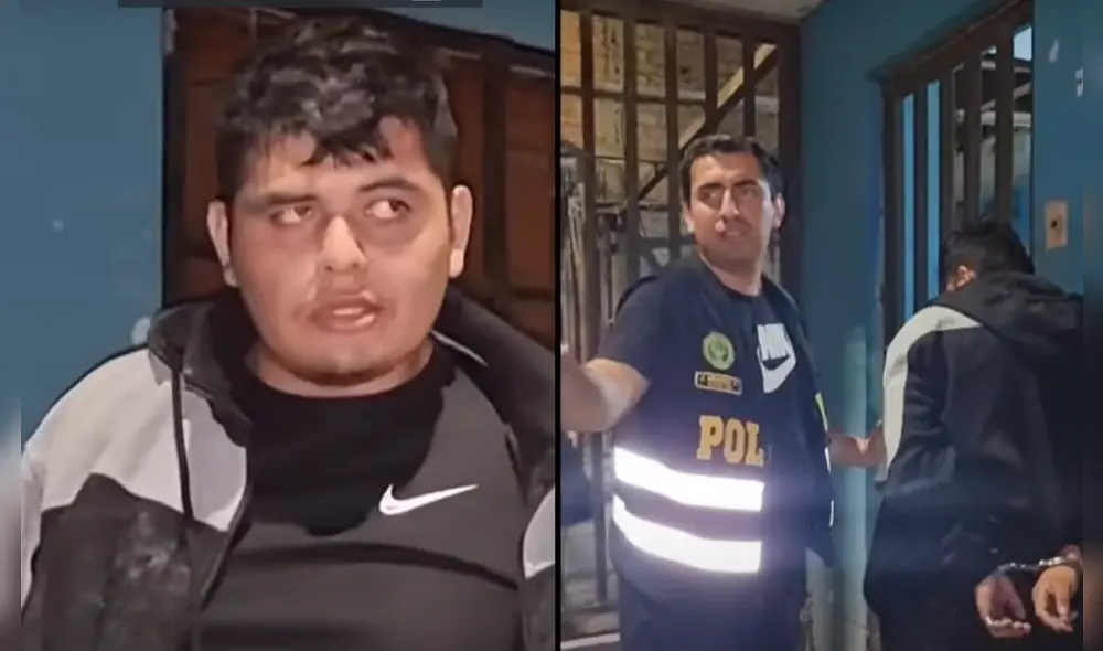 Sujeto es capturado dejando un mensaje extorsivo y una dinamita en barbería de Comas. Foto: Latina