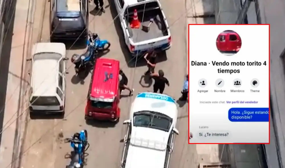 Alias 'Tapir' fue detenido por la PNP y se le halló pruebas de que él también ofertaba la mototaxi en Facebook. Foto: composición LR/Latina Alias 'Tapir' fue detenido por la PNP y se le halló pruebas de que él también ofertaba la mototaxi en Facebook. Foto: composición LR/Latina