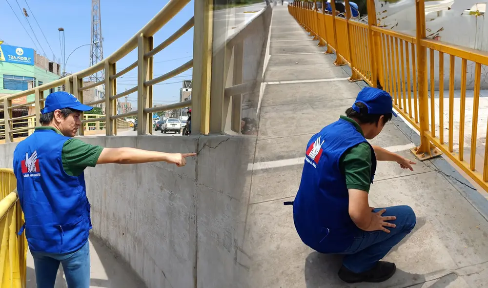 vecinos de la zona pidieron a las autoridades que vengan a revisarlo y hacerle mantenimiento, a fin de evitar una posible tragedia que lamentar. Foto: Defensoría
