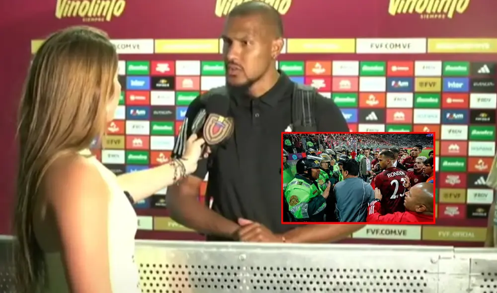 Salomón Rondón anotó el único gol del partido que le dio la victoria a Venezuela para soñar con el mundial. Foto: composición LR/X Salomón Rondón anotó el único gol del partido que le dio la victoria a Venezuela para soñar con el mundial. Foto: composición LR/X