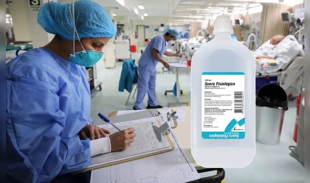 Digemid confirma diez reportes de pacientes afectados por suero fisiológico. Foto: Composicion LR/Andina