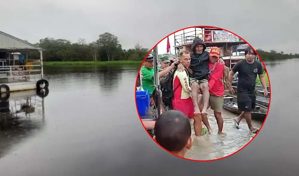 Pescador fue atendido en centro de salud de Santo Tomás. Foto: difusión / Yazmín Araujo - La República Pescador fue atendido en centro de salud de Santo Tomás. Foto: difusión / Yazmín Araujo - La República