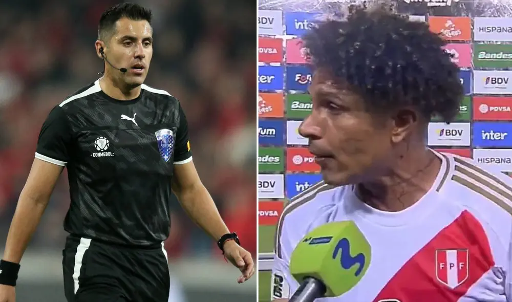 Paolo Guerrero fue titular y jugó todo el partido ante Venezuela. Foto: composición LR/AFP/captura de Movistar Deportes